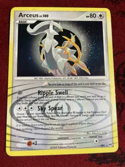 Arceus - AR5 - Pokemon Arceus Holo Card NM - Image 1
