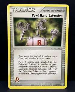 Pow! Hand Extension 85/109 Uncommon Team Rocket Returns PokÃ©mon Card - Image 1