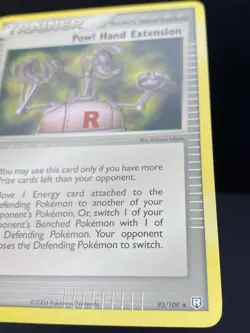 Pow! Hand Extension 85/109 Uncommon Team Rocket Returns PokÃ©mon Card - Image 5