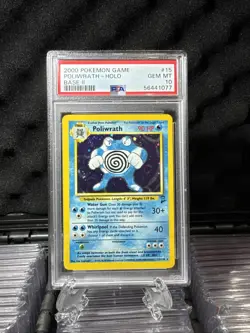 Swirl On Card! 2000 POKEMON GAME BASE II #15 POLIWRATH-HOLO BASE II PSA 10 - Image 22