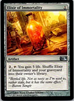 Magic the Gathering Elixir of Immortality Core Set 2014 MTG Free Shipping! - Image 1