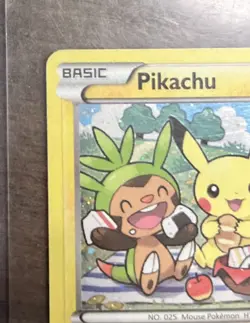 Pikachu XY95 Promo Pokemon Card XY Black Star Promo Rare Holo NM/MINT (+Sylveon) - Image 3