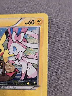 Pikachu XY95 Promo Pokemon Card XY Black Star Promo Rare Holo NM/MINT (+Sylveon) - Image 5