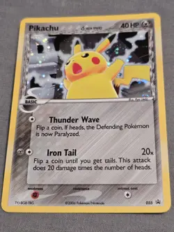 Pokemon Pikachu Holo (Delta Species) Black Star Promo 035 Card - Image 1