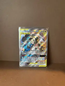 2019 Pokemon Cosmic Eclipse Reshiram and Zekrom GX Tag Team 2019 222/236 - Image 1