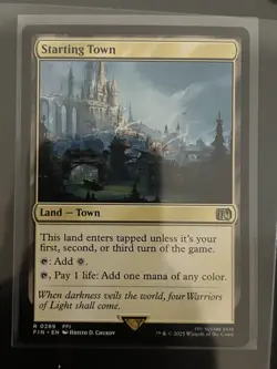 Starting Town 0289 Rare Non-Foil Final Fantasy Magic The Gathering English Card - Image 1