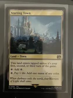 Starting Town 0289 Rare Non-Foil Final Fantasy Magic The Gathering English Card - Image 3