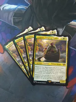 Aragorn, Company Leader x 4 | 7% Off 2+ | UB: LOTR | NM | MTG - Image 2