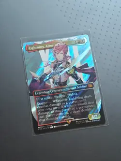 Lightning, Army of One (Borderless) (Surge Foil) (0545) Final Fantasy Foil - Image 4