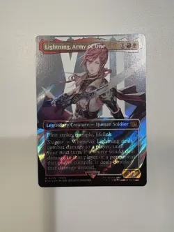 Lightning, Army of One (Borderless) (Surge Foil) (0545) Final Fantasy Foil - Image 1