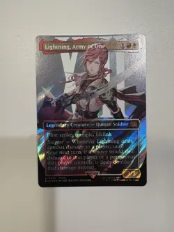 Lightning, Army of One (Borderless) (Surge Foil) (0545) Final Fantasy Foil - Image 3