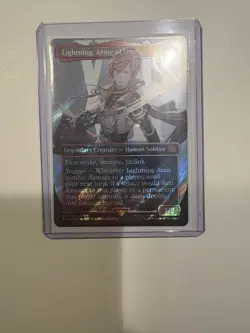 Lightning, Army of One (Borderless) (Surge Foil) (0545) Final Fantasy Foil - Image 4