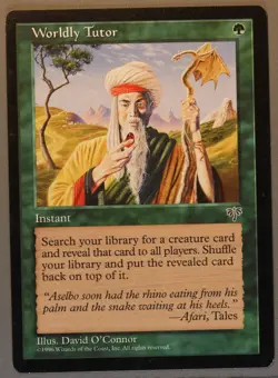Worldly Tutor - MTG - Mirage - Magic: The Gathering - Image 1