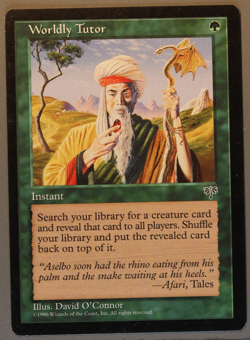 Worldly Tutor - MTG - Mirage - Magic: The Gathering - Image 3