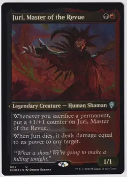 MTG (Foil Etched) 1X Juri, Master of the Revue X1 Commander Legends Magic NM+ - Image 1