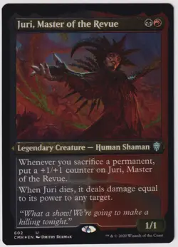 MTG (Foil Etched) 1X Juri, Master of the Revue X1 Commander Legends Magic NM+ - Image 3