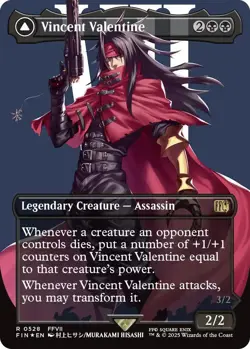 Vincent Valentine (Borderless) (Surge Foil) Final Fantasy Foil - Image 1