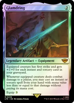 Magic The Gathering MTG GLAMDRING FOIL The Lord of the Rings NM Near Mint - Image 2
