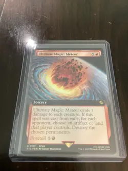 Ultimate Magic: Meteor (Extended Art) Commander: Final Fantasy Foil - Image 3