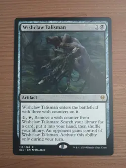 MTG Wishclaw Talisman Throne of Eldraine 110/269 Magic The Gathering NM - Image 1