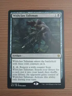 MTG Wishclaw Talisman Throne of Eldraine 110/269 Magic The Gathering NM - Image 3