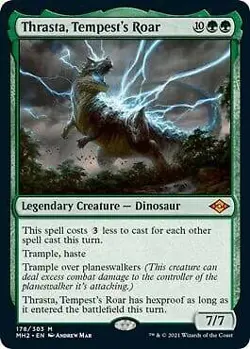 Magic The Gathering MTG THRASTA, TEMPEST'S ROAR Modern Horizons 2 NM Near Mint - Image 1