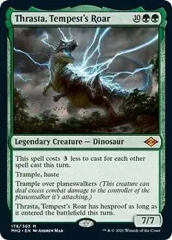 Magic The Gathering MTG THRASTA, TEMPEST'S ROAR Modern Horizons 2 NM Near Mint - Image 2