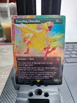 Traveling Chocobo (Borderless) Final Fantasy #406 Foil - Image 1
