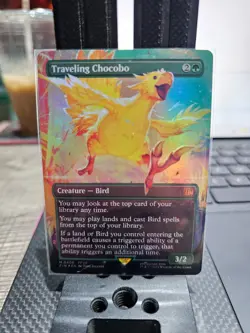 Traveling Chocobo (Borderless) Final Fantasy #406 Foil - Image 2