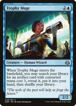 Trophy Mage 1x  MtG Aether Revolt SP/NM - Image 2