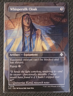 MTG - 1x Whispersilk Cloak (Borderless) - LCC - Uncommon - Regular - Image 2