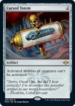 Magic The Gathering MTG CURSED TOTEM Modern Horizons 2 NM Near Mint - Image 2