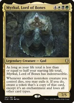 Myrkul, Lord of Bones CLB 287 Rare MTG - Image 1