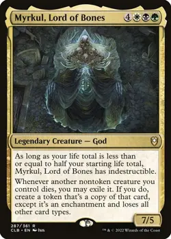 Myrkul, Lord of Bones CLB 287 Rare MTG - Image 2