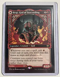 NM Birgi, God of Storytelling (Showcase)(Non-Foil) MTG Kaldheim Rare #311 - Image 3