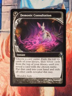 Demonic Consultation (Future Sight) Mystery Booster 2 Magic MTG MB2 - Image 1