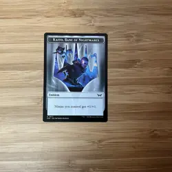 Magic the Gathering Duskmourn Kaito Bane of Nightmares + Kaito Emblem - Image 3