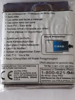Ultra-Pro Gaming Sleeves: Deck Protector PRO MATTE Standard Size 50-Pack Brown - Image 4