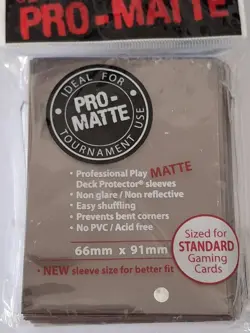 Ultra-Pro Gaming Sleeves: Deck Protector PRO MATTE Standard Size 50-Pack Brown - Image 6