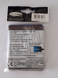 Ultra-Pro Gaming Sleeves: Deck Protector PRO MATTE Standard Size 50-Pack Brown - Image 8