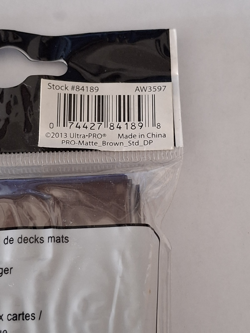 Ultra-Pro Gaming Sleeves: Deck Protector PRO MATTE Standard Size 50-Pack Brown - Image 9