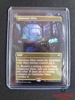 Gemstone Mine #455 Borderless Foil MtG Dominaria Remastered R - Image 2