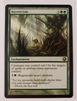 MTG Asceticism x1 Scars of Mirrodin  Magic the Gathering English Light Play - Image 1