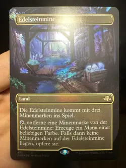 GERMAN Borderless Foil Gemstone Mine🔥Rare Pull🔥 Dominaria remastered 🔥 Mtg - Image 1