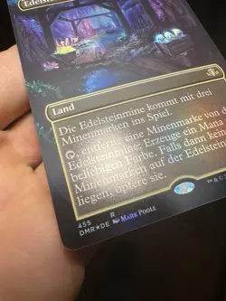 GERMAN Borderless Foil Gemstone Mine🔥Rare Pull🔥 Dominaria remastered 🔥 Mtg - Image 4