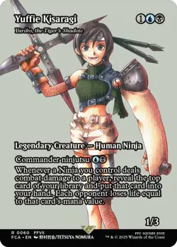 Yuffie Kisaragi - Yuriko, the Tiger's Shadow (Showcase) Final Fantasy: Through the Ages Regular - Image 1