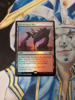 MTG Bloodstained Mire FOIL Modern Horizons 3 Rare Land NM-M x1 - Image 2