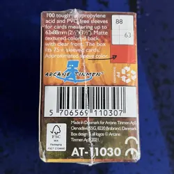 Dragon Shield SEALED 100 ct Tangerine MATTE TCG Sleeves Discontinued - Image 3