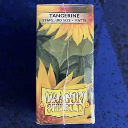 Dragon Shield SEALED 100 ct Tangerine MATTE TCG Sleeves Discontinued - Image 5