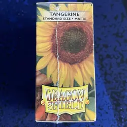 Dragon Shield SEALED 100 ct Tangerine MATTE TCG Sleeves Discontinued - Image 6